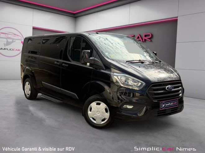 Ford Transit CUSTOM KOMBI L2H1 130 BVA 9 places Attel Noir de 2019