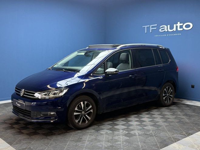 Volkswagen Touran IQ.Drive 2.0 TDI 115 DSG 7 - 7 places BLEU FONCE de 2020