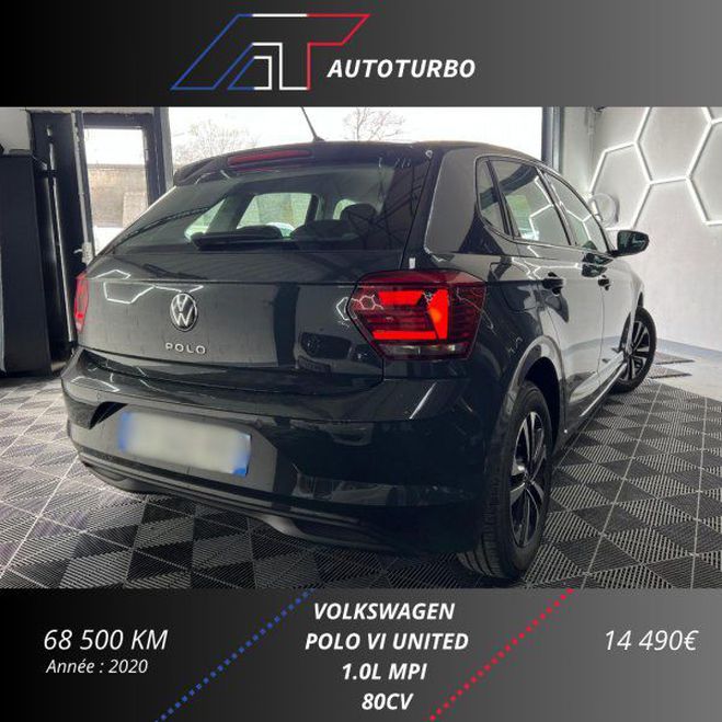 Volkswagen Polo 1.0 80CH UNITED EURO6D-T Gris F de 2020