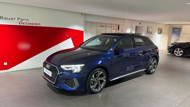Audi A3 Sportback 30 TFSI Mild Hybrid 110 S tron Bleu de 2023