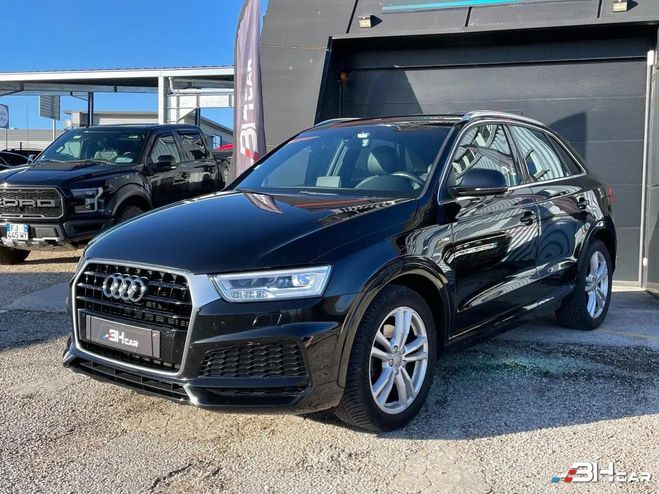 Audi Q3 2.0 TDI 150 S-TRONIC S-LINE - Cuir alcan Noir de 2018