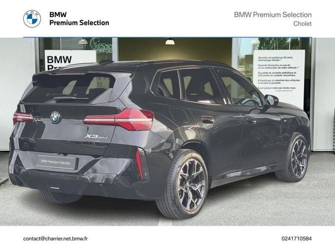 BMW X3 xDrive20d 197ch M Sport Saphirschwarz M�tallis� de 2025