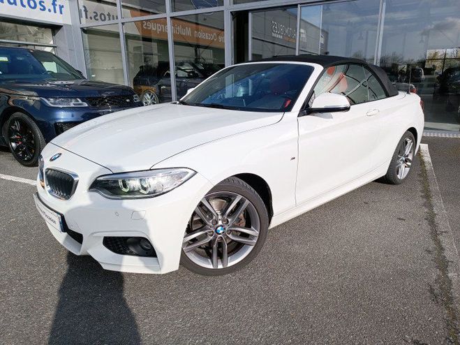 BMW Serie 2 CABRIOLET (F23) 220IA 184CH M SPORT Blanc de 2016