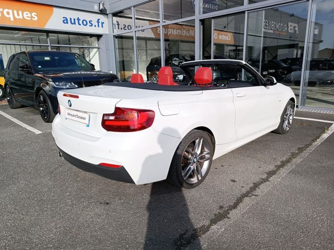 BMW Serie 2 CABRIOLET (F23) 220IA 184CH M SPORT Blanc de 2016