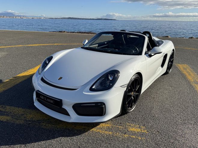 Porsche Boxster 3.8L 375CH SPYDER Blanc de 2016