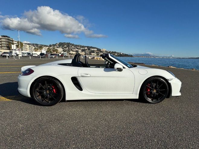 Porsche Boxster 3.8L 375CH SPYDER Blanc de 2016