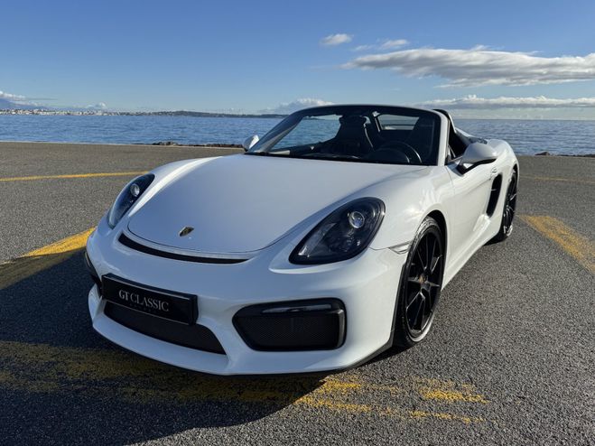 Porsche Boxster 3.8L 375CH SPYDER Blanc de 2016