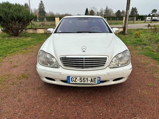 Mercedes Classe S 600 V12 BLANC de 2001