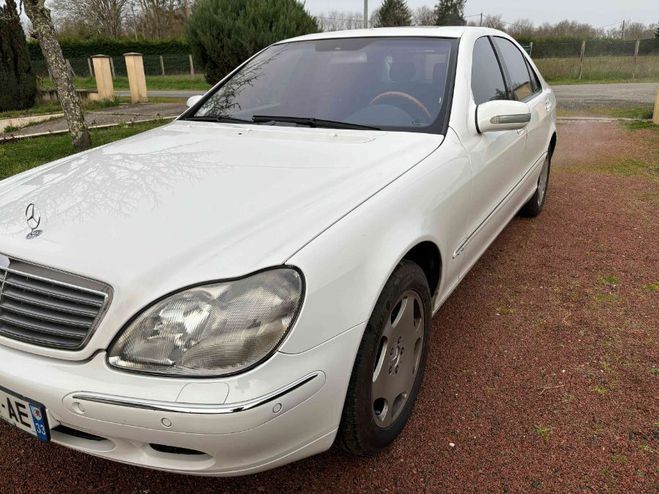 Mercedes Classe S 600 V12 BLANC de 2001