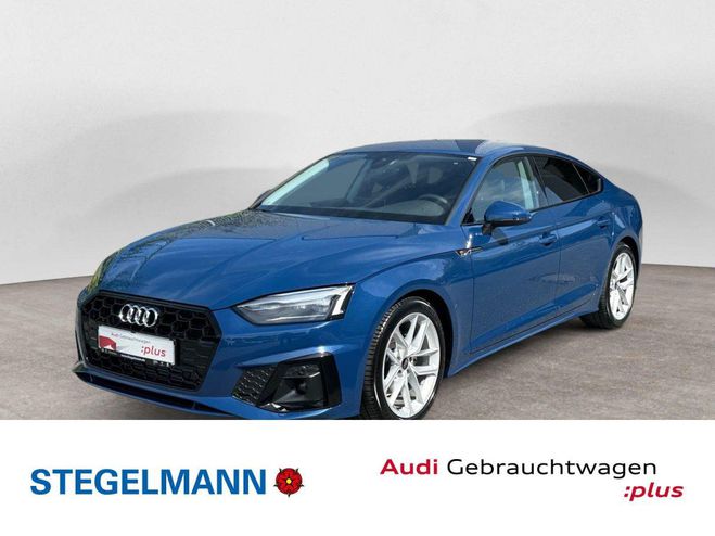 Cliquer pour voir la photo suivante Audi A5 Sportback 35 TFSI S-Tronic S line*Schwar Bleu Métallique de