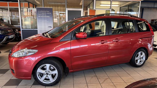 Cliquer pour voir la photo suivante Mazda 5 2.0 MZR-CD110 Elegance 7pl ROUGE de 2006