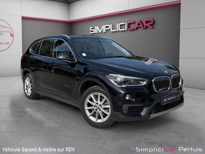 BMW X1 F48 sDrive 18d 150 ch Lounge entretien s Noir de 2017