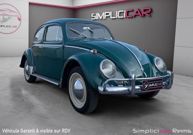 Cliquer pour voir la photo suivante Volkswagen Coccinelle 1200 Vert de 1965