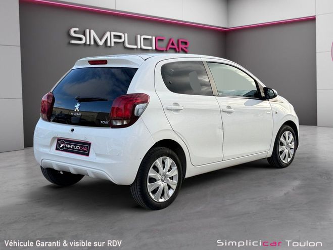 Peugeot 108 1.0 VTi 72cv BVM5 Style - Climatisation  Blanc de 2019