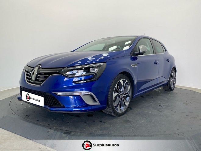 Renault Megane Berline (4) GT-Line TCe 140 FAP Bleu de 2019