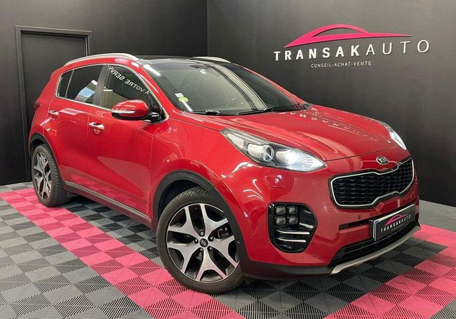 Kia Sportage 1.7 CRDi 141ch 4x2 DCT7 GT Line Pack Pre Rouge de 2018