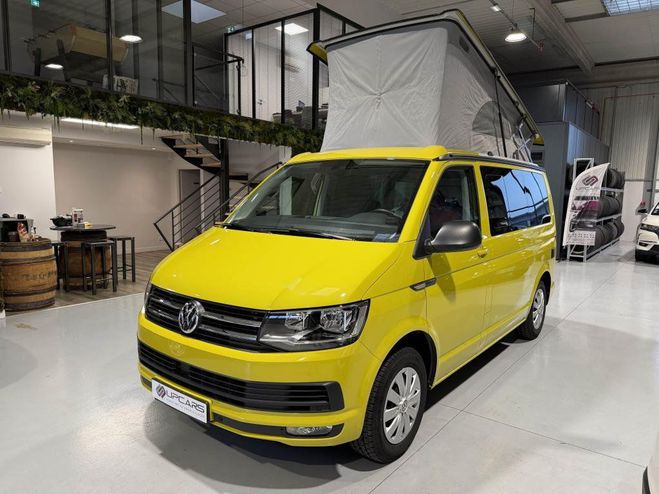 Cliquer pour voir la photo suivante Volkswagen California T6 2.0 TSI 150 BEACH Jaune métal de 2017