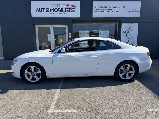 Audi A5 2.0 TDI 177 Ambiante Quattro Blanc de 2013