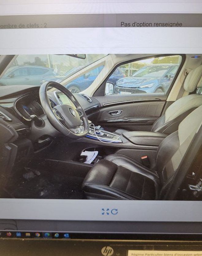 Renault Espace V 1.6 DCi Twin Turbo 160ch Initiale Pari Noir de 2016