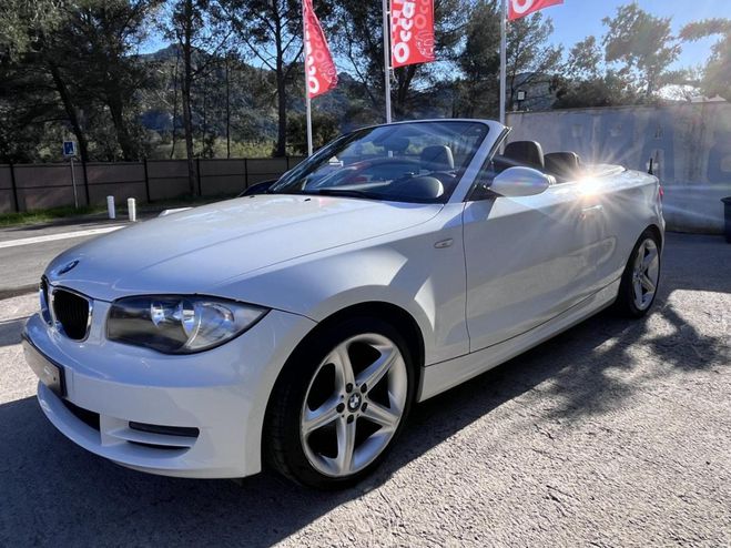 BMW Serie 1 120i CABRIOLET E88 Sport Design BLANC de 2008