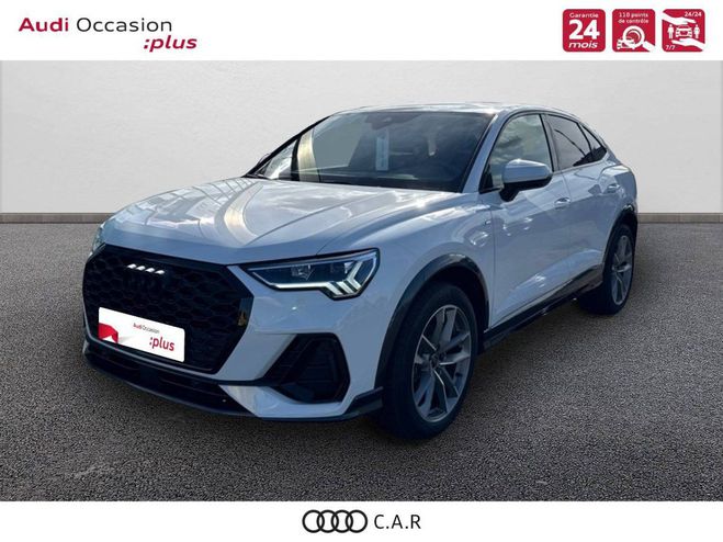 Audi Q3 Sportback 35 TFSI 150 ch S tronic 7 S li Blanc de 2024