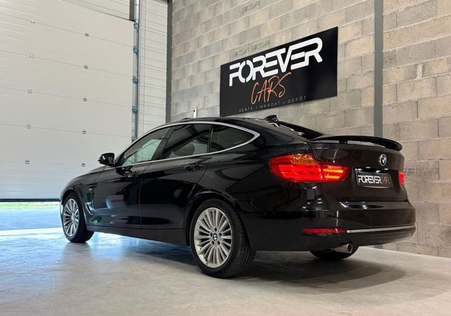BMW Serie 3 318D GT 143 LUXURY Garantie 6 mois Cam 3 Noir de 2014