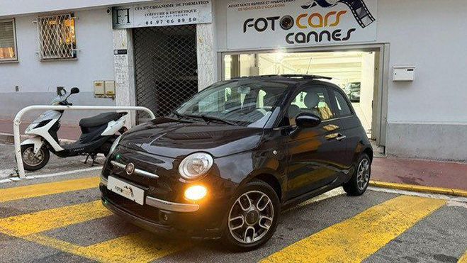 Cliquer pour voir la photo suivante Fiat 500 1.2 8V 69CH S&S LOUNGE DUALOGIC Noir de 2009
