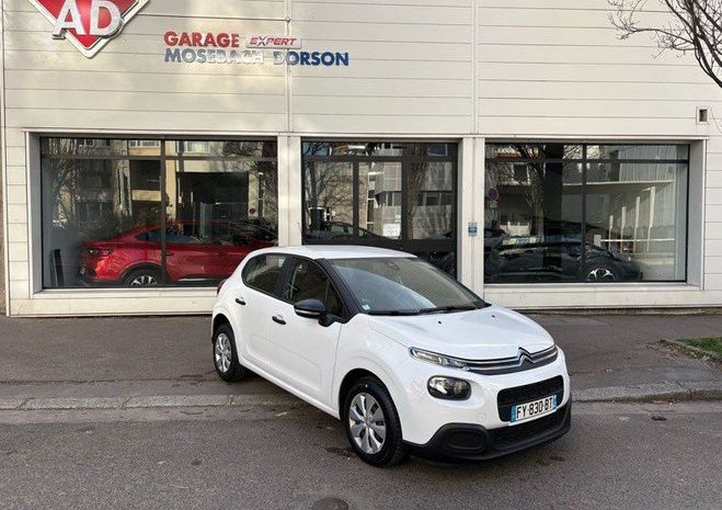 Citroen C3 Feel 68 cv 2019 96000 kms Blanc de 2019
