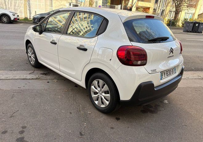 Citroen C3 Feel 68 cv 2019 96000 kms Blanc de 2019