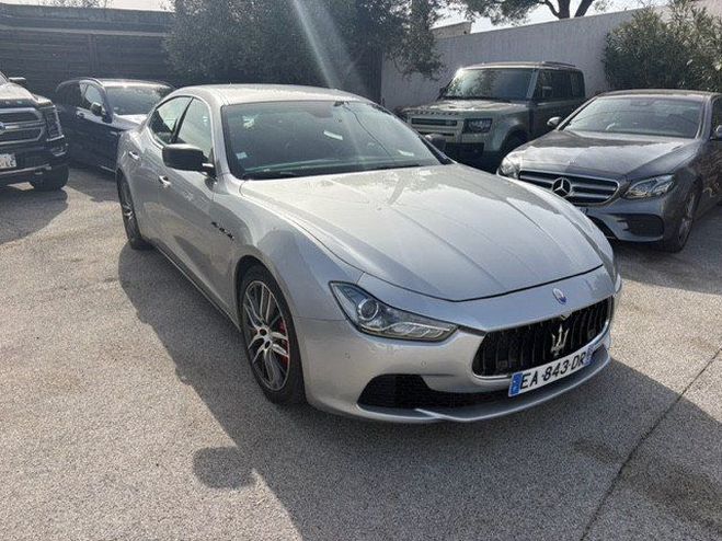 Cliquer pour voir la photo suivante Maserati Ghibli III 3.0 V6 DIESEL BVA ARGENT METALLISE de 2015