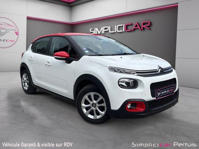 Cliquer pour voir la photo suivante Citroen C3 Feel 1.2 Boite automatique Bluetooth Lin Blanc de 2018