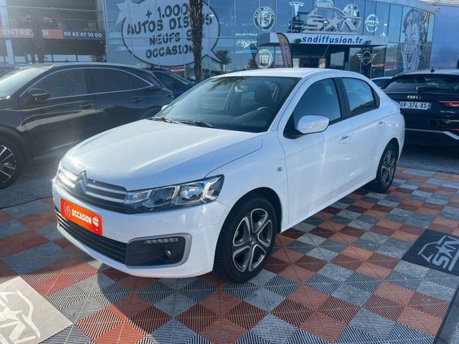 Cliquer pour voir la photo suivante Citroen C Elysee 1.2 VTi 12V 82 CONFORT Clim auto Blanc de 2017