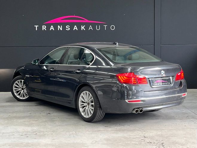 BMW Serie 5 F10 LCI 518d 143 ch Luxury - TOIT PANO - Gris de 2014