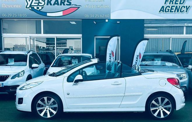 Peugeot 207 CC 1.6 HDi112 FAP Roland Garros III-ENTR Blanc de 2012