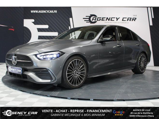 Mercedes Classe C Diesel BVA 9G-Tronic AMG Line Suivi Parf GRIS de 2022