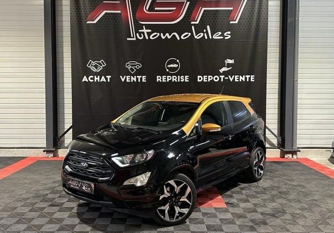 Ford Ecosport 1.0 EcoBoost 125ch ST-Line Noir-Jaune 7c Noir de 2020