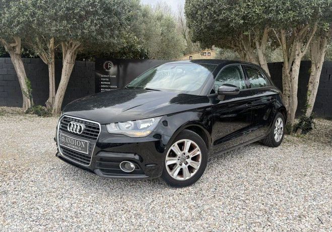 Audi A1 Sportback 1.2 TFSI 86CH AMBITION LUXE 5  Noir de 2012