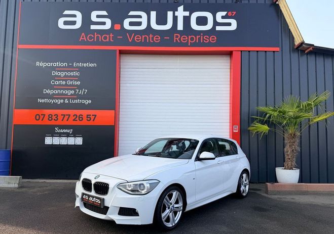 BMW Serie 1 116 I 136CV Pack M alcantara gps cha�ne  Blanc de 2015