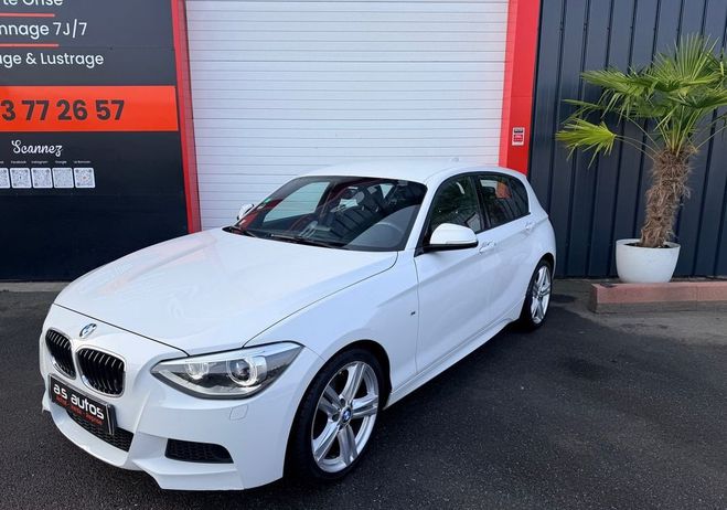 BMW Serie 1 116 I 136CV Pack M alcantara gps cha�ne  Blanc de 2015