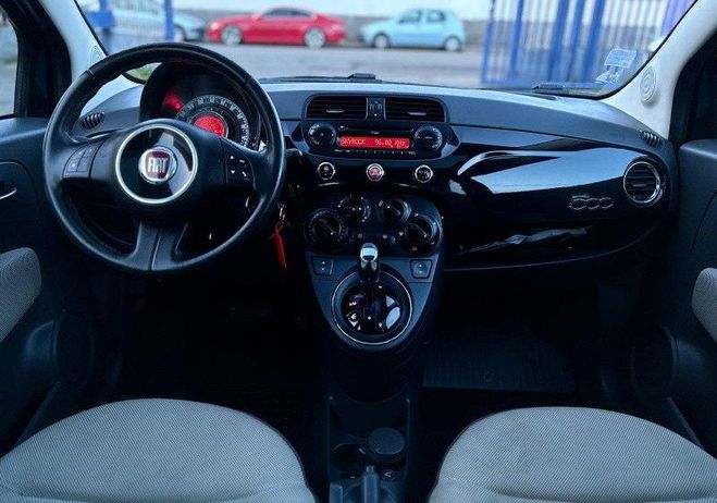 Fiat 500 1.2 8V 69CH S&S LOUNGE Noir de 2010