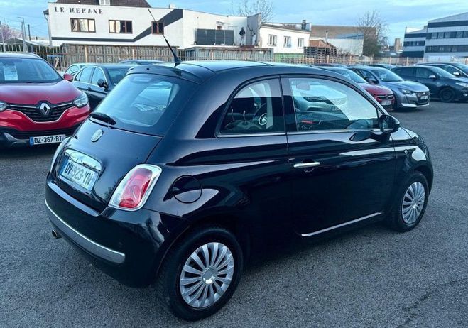 Fiat 500 1.2 8V 69CH S&S LOUNGE Noir de 2010
