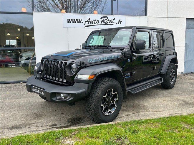Cliquer pour voir la photo suivante Jeep Wrangler UNLIMITED 4XE 2.0 L T 380 CH PHEV 4X4 BV Noir de 2022
