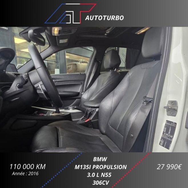 BMW Serie 1 (F21/F20) M135IA 326CH / HARMAN KARDON / Blanc de 2016