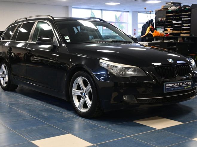 BMW Serie 5 Touring E61 LCI 520d 177ch Luxe A Noir de 2010