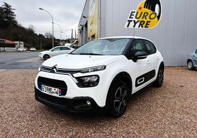 Citroen C3 1.5 BlueHDI 100 CV Soci�t� en TVA Garant Blanc de 2021