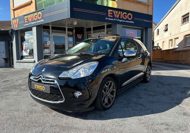 Cliquer pour voir la photo suivante Citroen DS 3 automobiles cabrio 1.6 thp 155ch ultra Noir de 2013