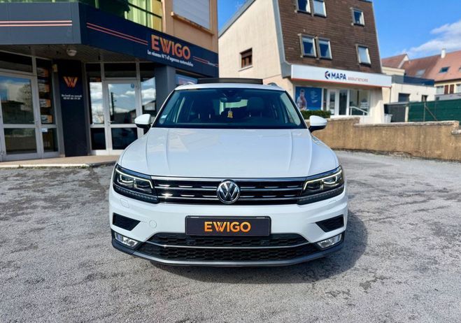 Volkswagen Tiguan 2.0 tdi 150 4motion carat toit ouvrant c Blanc de 2017