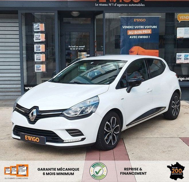 Cliquer pour voir la photo suivante Renault Clio 0.9 tce 90ch ethanol limited 1er main en Blanc de 2018