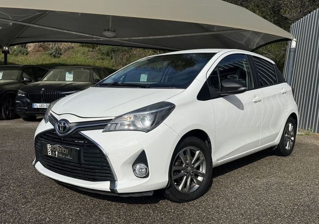 Toyota Yaris 100 VVT-I DYNAMIC 5P Blanc de 2016