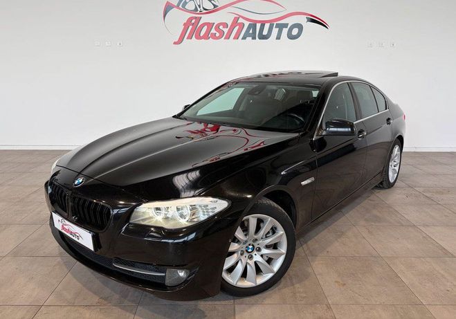 Cliquer pour voir la photo suivante BMW Serie 5 530d 3.0 d 245cv-BVA-2012 Noir de 2012
